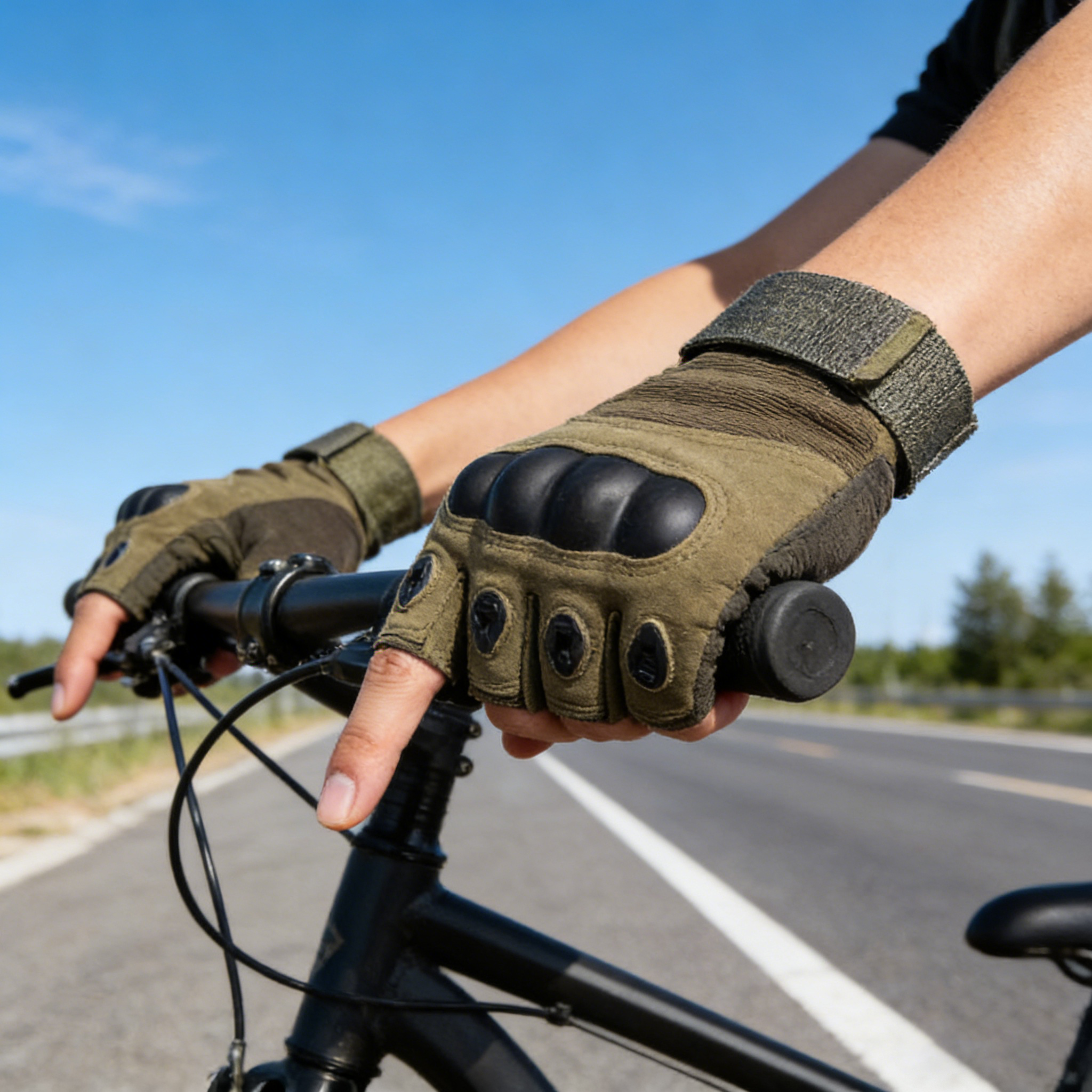Tactical Hard Knuckle Half Fin - Motorcycle Glove Knuckle ulasan dan harga