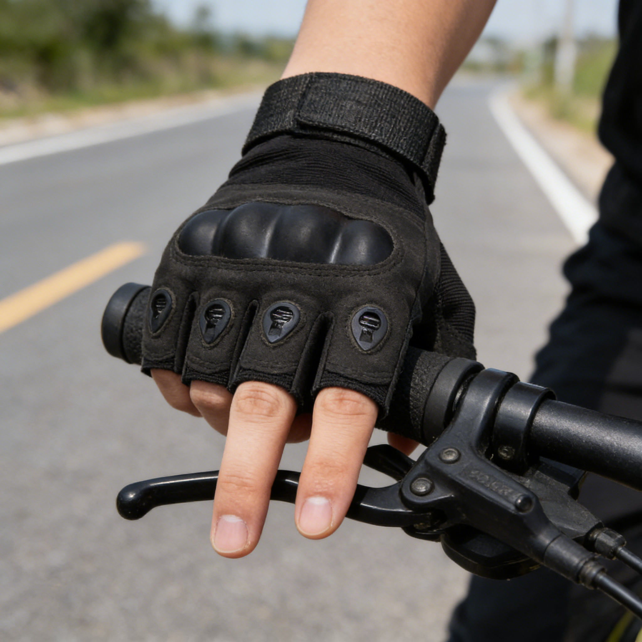 Tactical Hard Knuckle Half Fin - Motorcycle Glove Knuckle ulasan dan harga